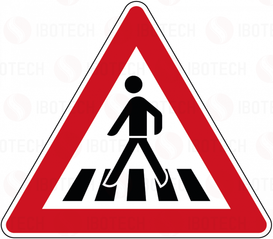 101-11 Fußgängerüberweg, Aufstellung rechts