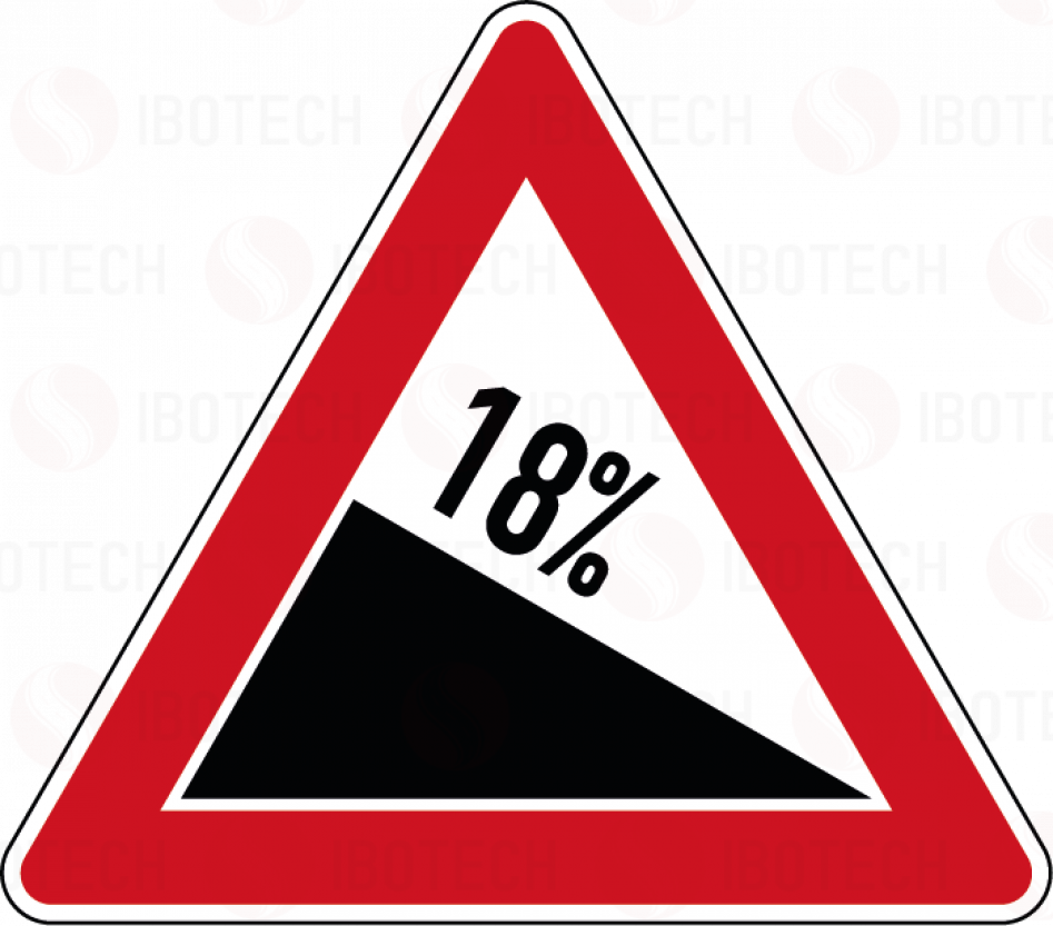 108-18 Gefälle 18%