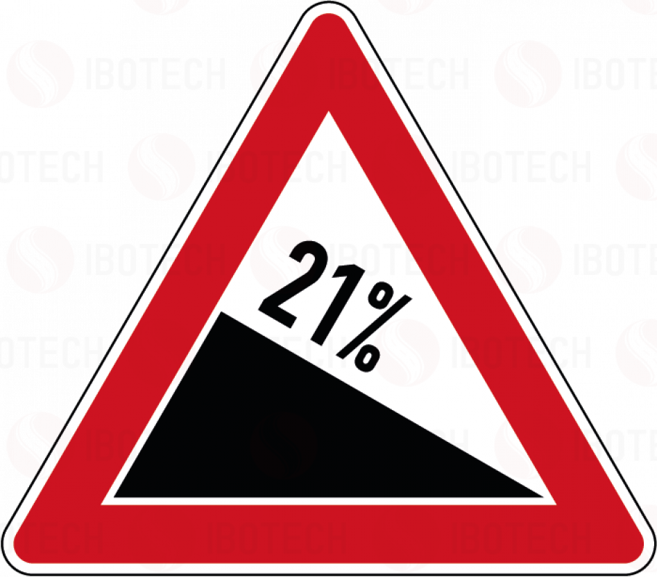 108-21 Gefälle 21%