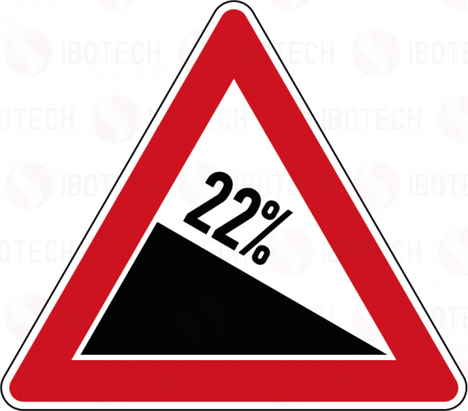 108-22 Gefälle 22%