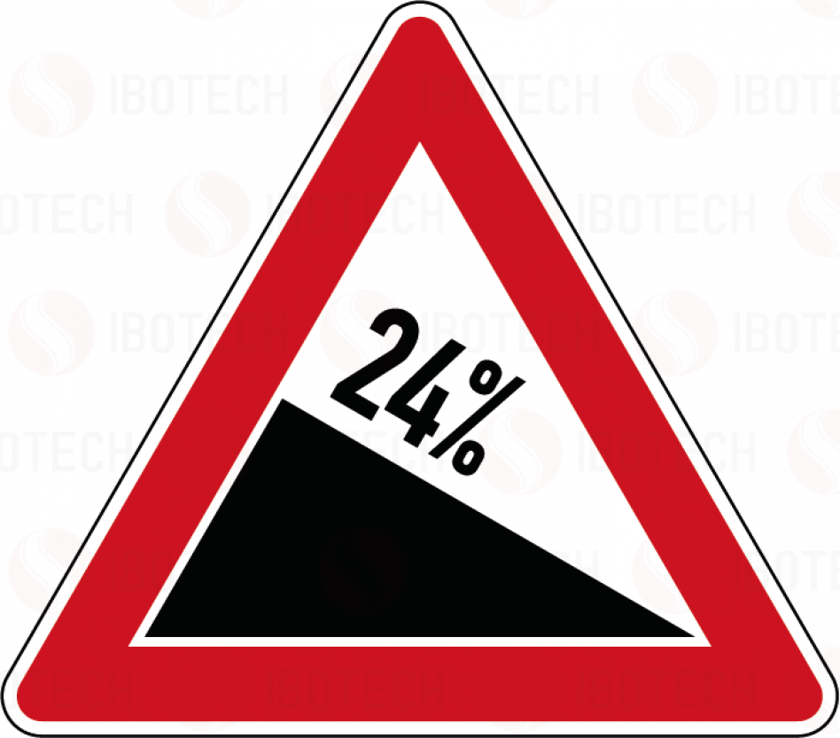 108-24 Gefälle 24%