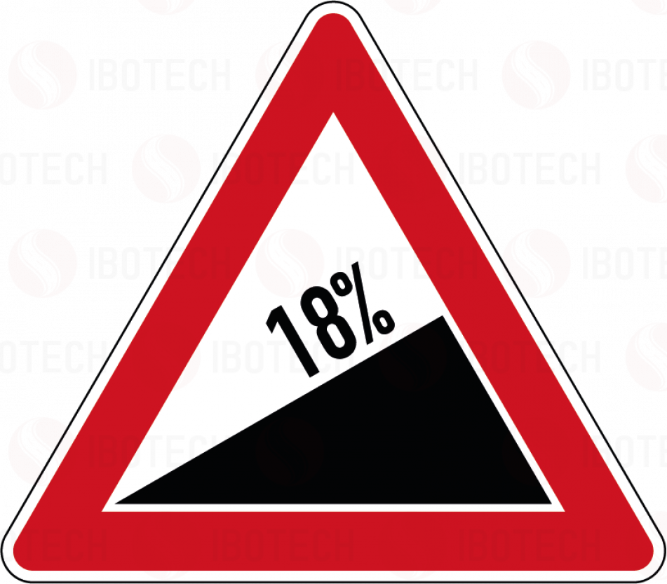 110-18 Steigung 18%