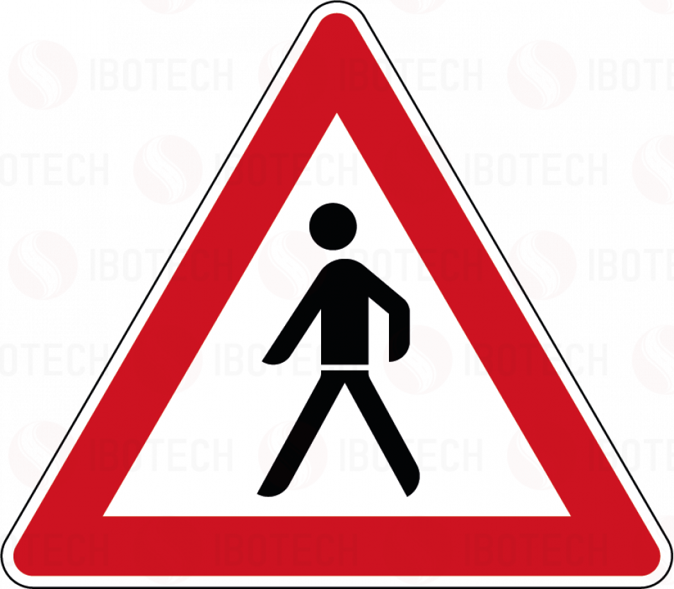 133-10 Fußgänger, Aufstellung rechts